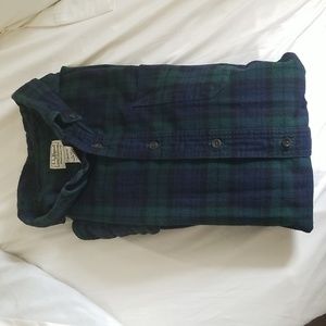 LL Bean XLT flannel shirt